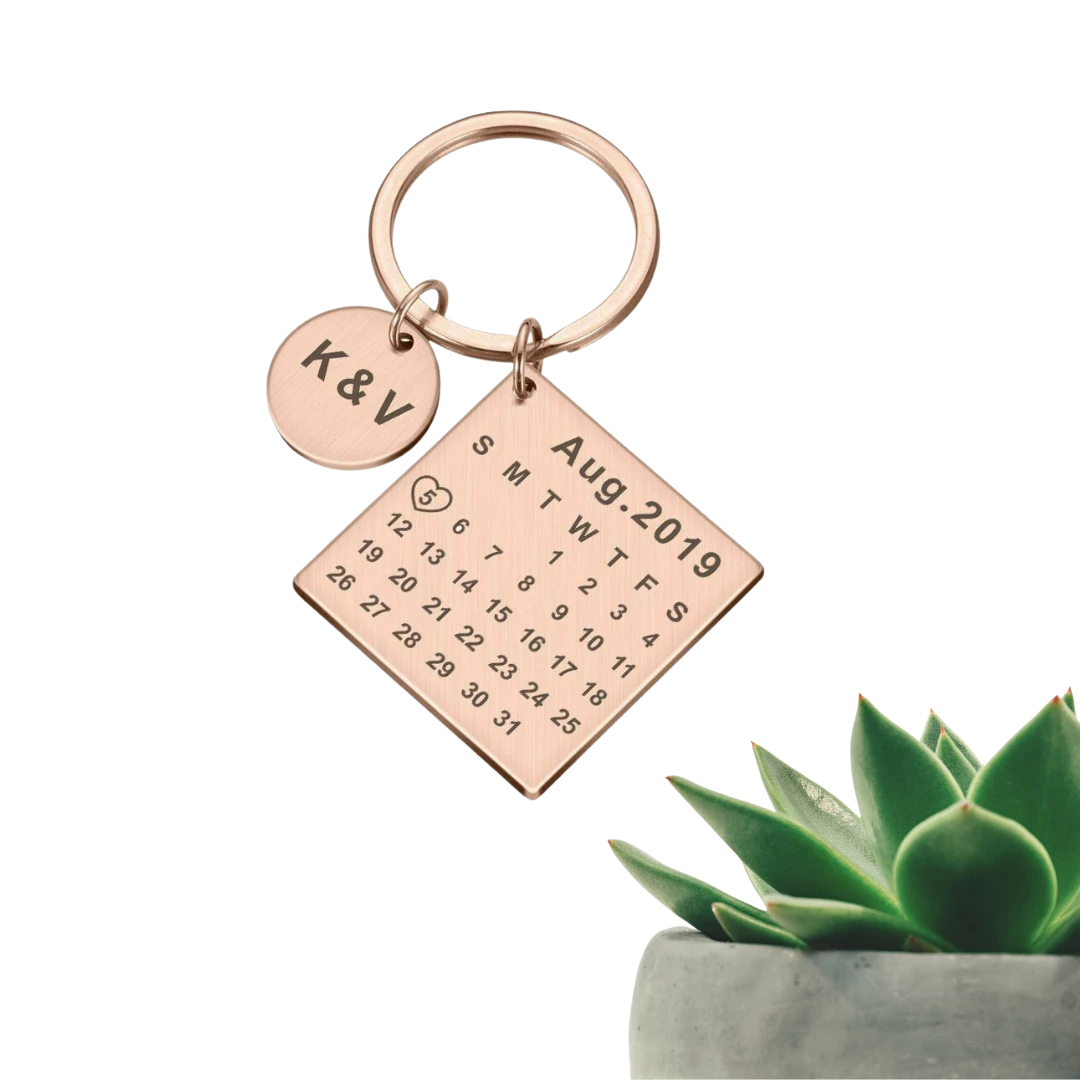 Loving Surprise Calendar Keychains